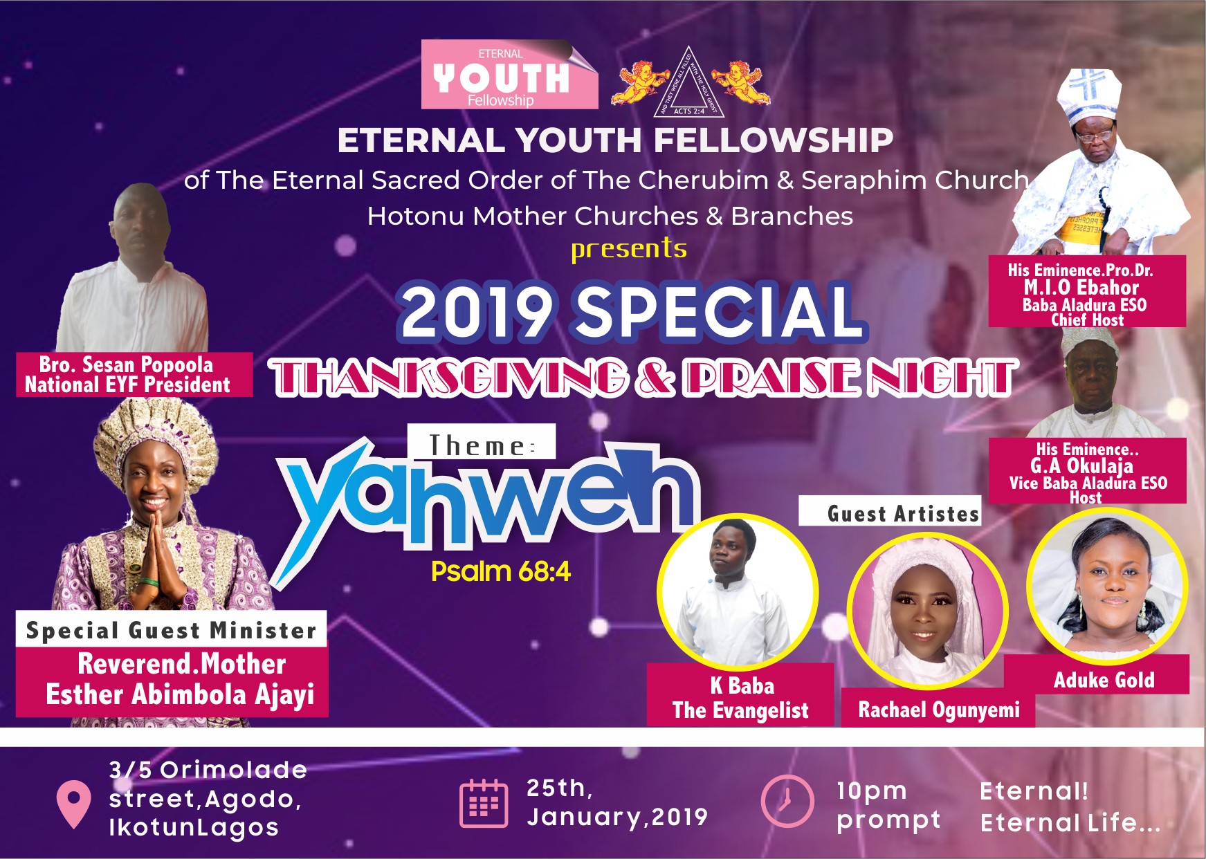 EYF Special Thanksgiving and Praise Concert
